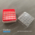 5x5 25 colocan estantes de almacenamiento Cryobox